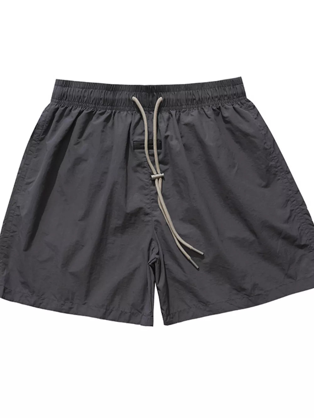 Dark Gray Men's Casual Drawstring Waist Shorts