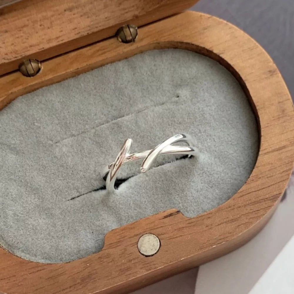 Silver ring with not applicable and not applicable