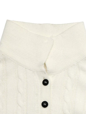 Cable Knit Long Sleeve Sweater option 7