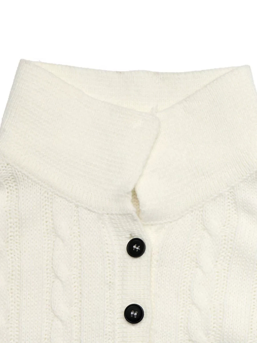 Cable Knit Long Sleeve Sweater option 7