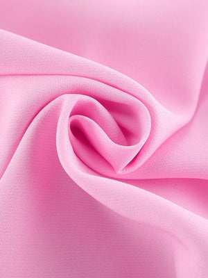 Pink two-piece set with zipper and sleeveless