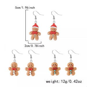 earrings in red with novelty and drop earrings