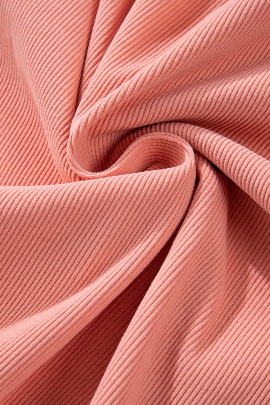 Pink ribbed fabric texture