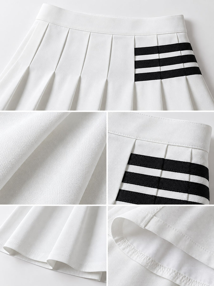 khaki mini skirt with mini and zip-up