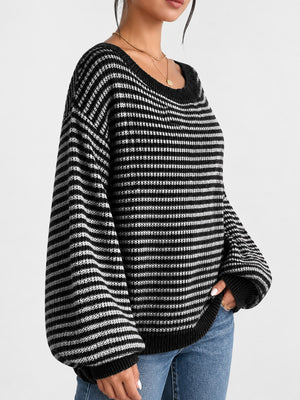100% polyester Care instructions: Hand wash cold pullover sweater in white with oversized silhouette