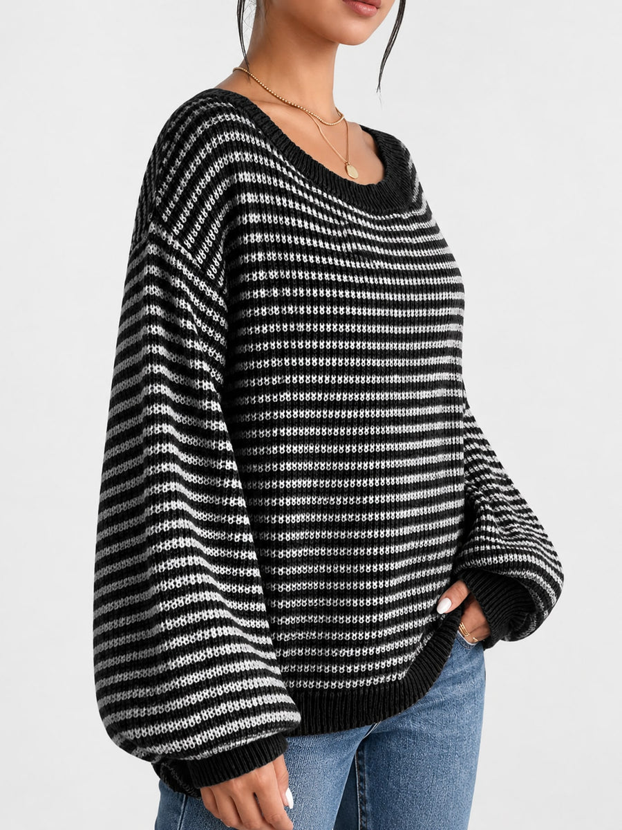 100% polyester Care instructions: Hand wash cold pullover sweater in white with oversized silhouette