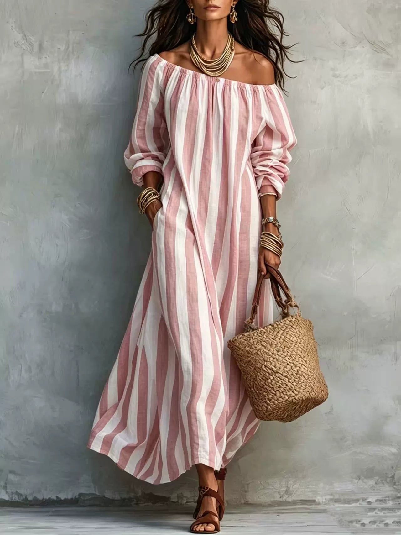 Navy Blue maxi dress with maxi and pullover