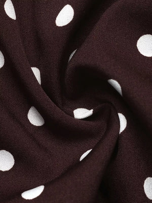 white bodysuit with pullover and polka dot
