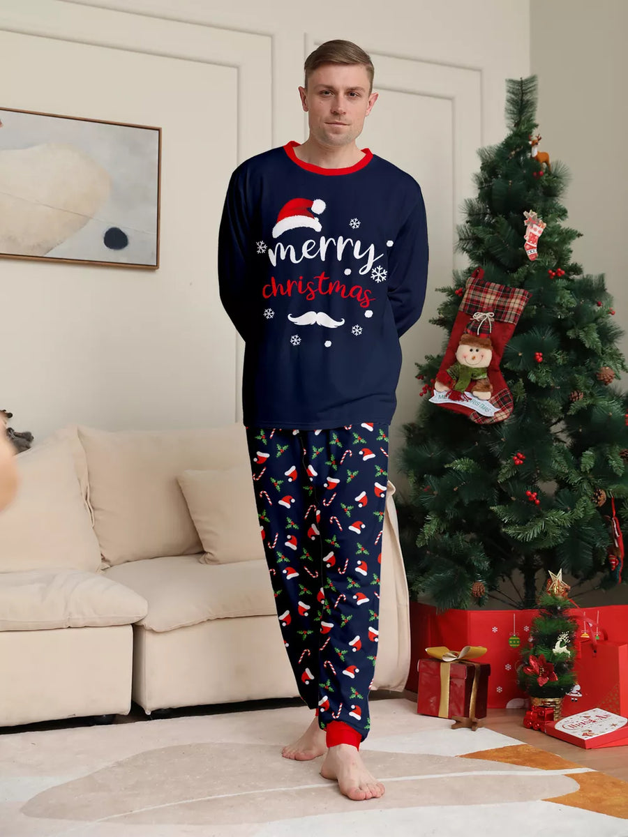 classic pajama set in Dad with crew neck