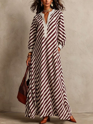 Black maxi dress with maxi and pullover
