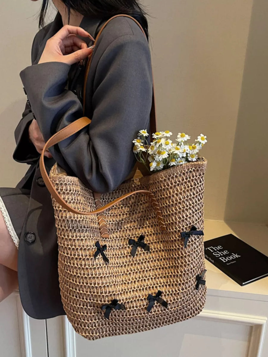natural tan handbag