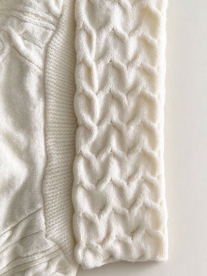 ivory turtleneck sweater with stretch and long sleeve