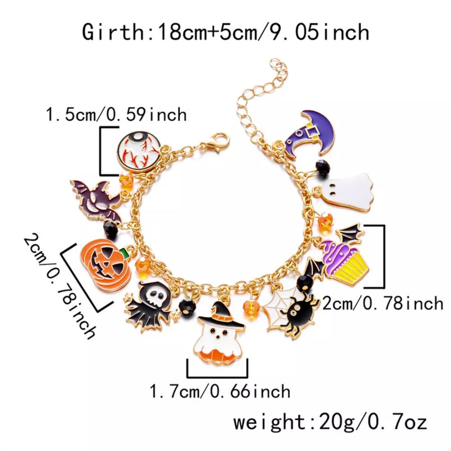 Style B bracelet with lobster clasp and novelty-print