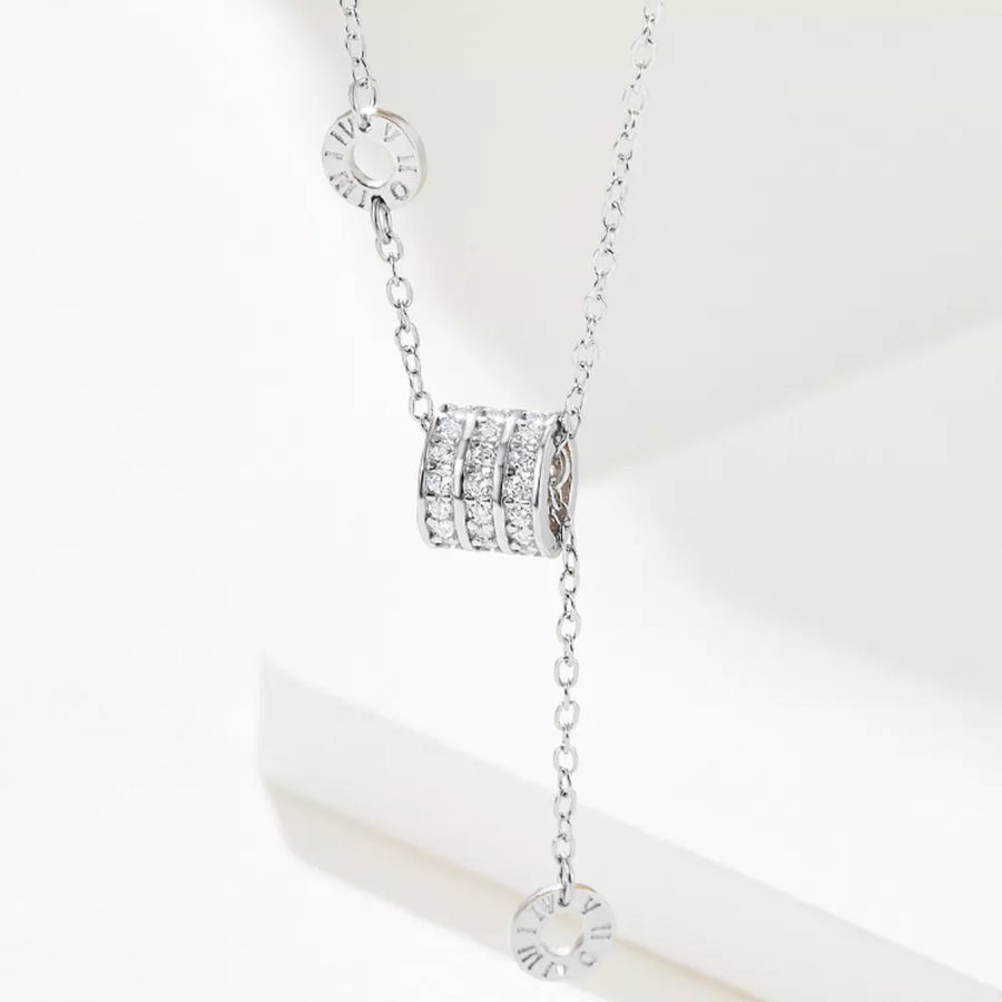 925 sterling silver Care instructions: Avoid wearing during exercise, as sweat w necklace in Silver with n/a silhouette