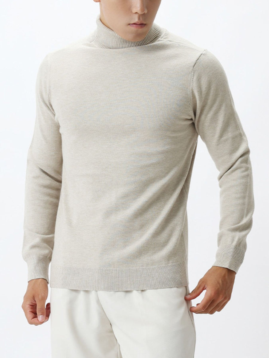 95%polyester,5%spandex Care instructions: Machine wash cold turtleneck sweater in Black with slim silhouette