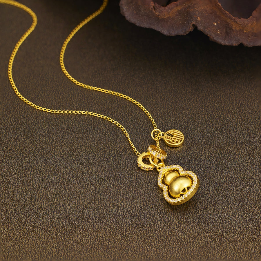 18K Gold-Plated,925 sterling silver,Zircon Care instructions: Avoid wearing duri necklace in clear with regular silhouette