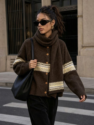 cardigan in light blue