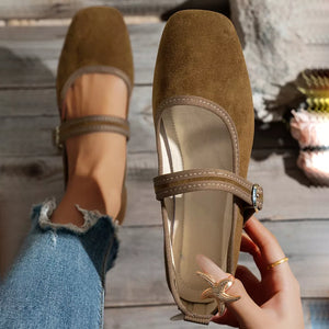 Polyester, Rubber Imported Size &amp flats in Brown with flats silhouette