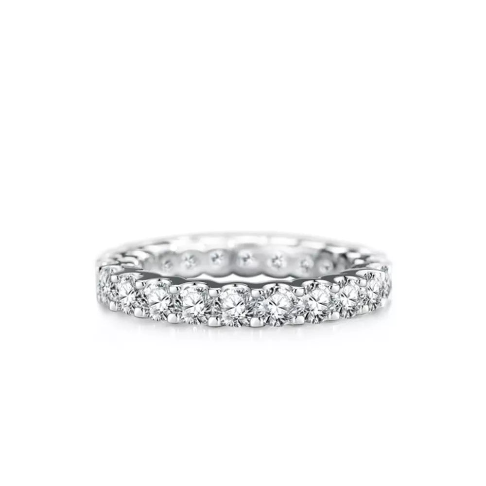 925 sterling silver,Zircon Care instructions: Avoid wearing during exercise, as ring in clear with straight silhouette