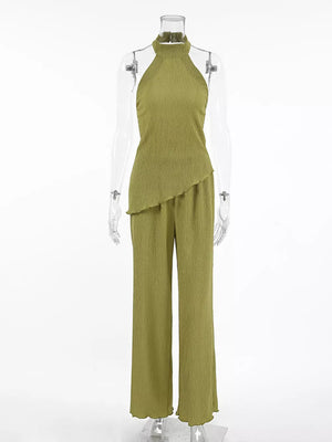 Khaki with Two-Piece Sets 10