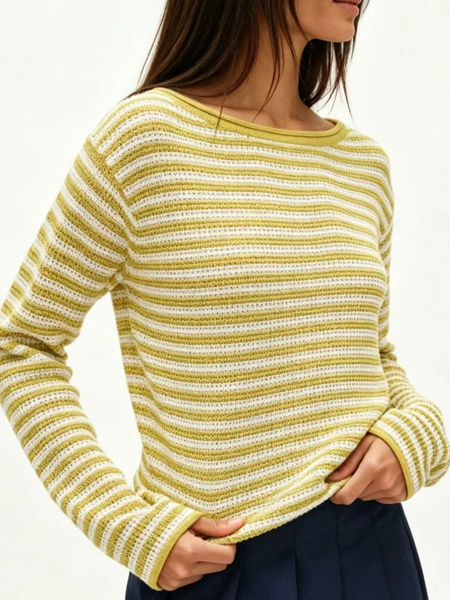 Red pullover sweater