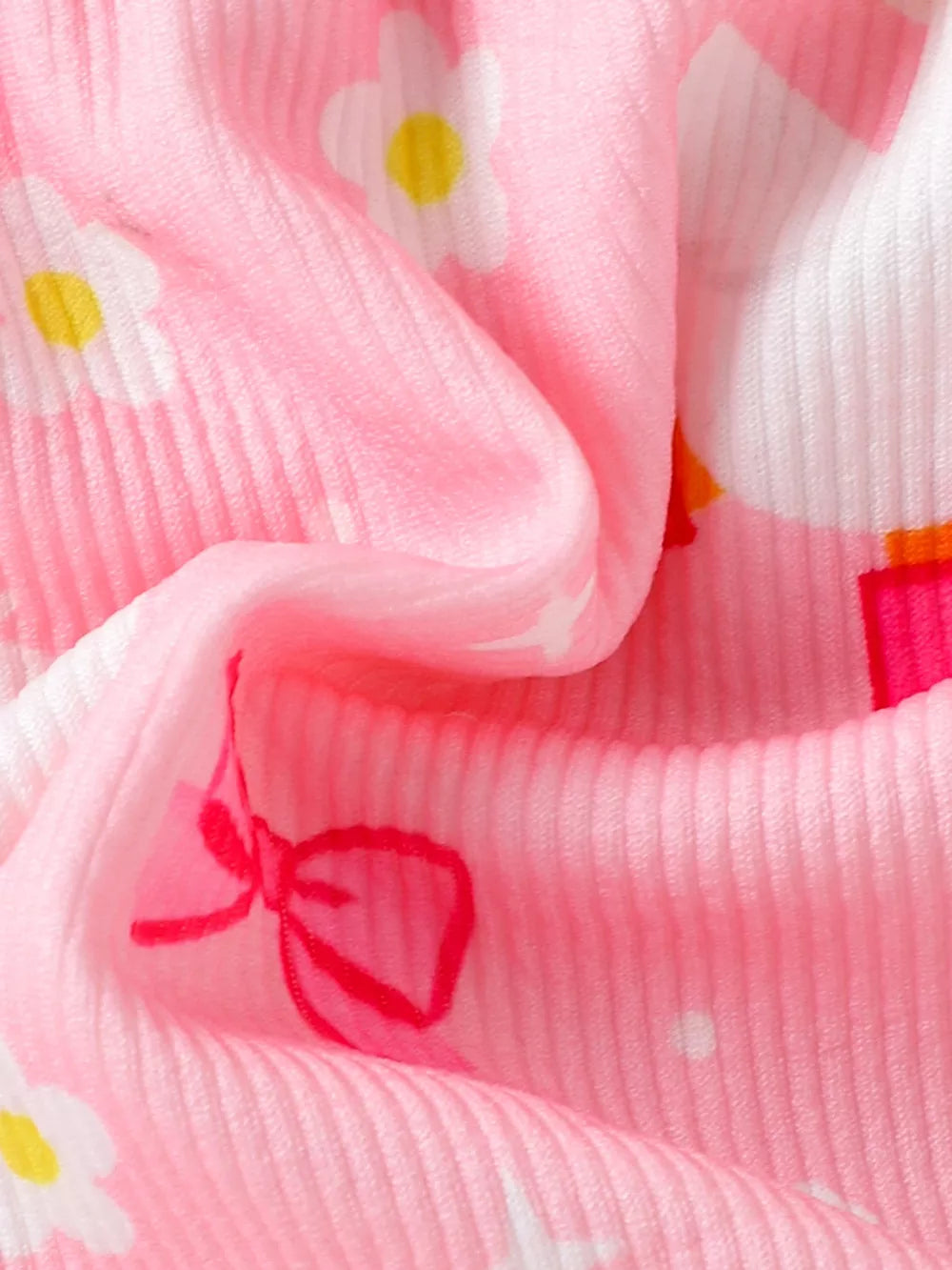 Children's Bow Duck Print Romper With Headband option 5