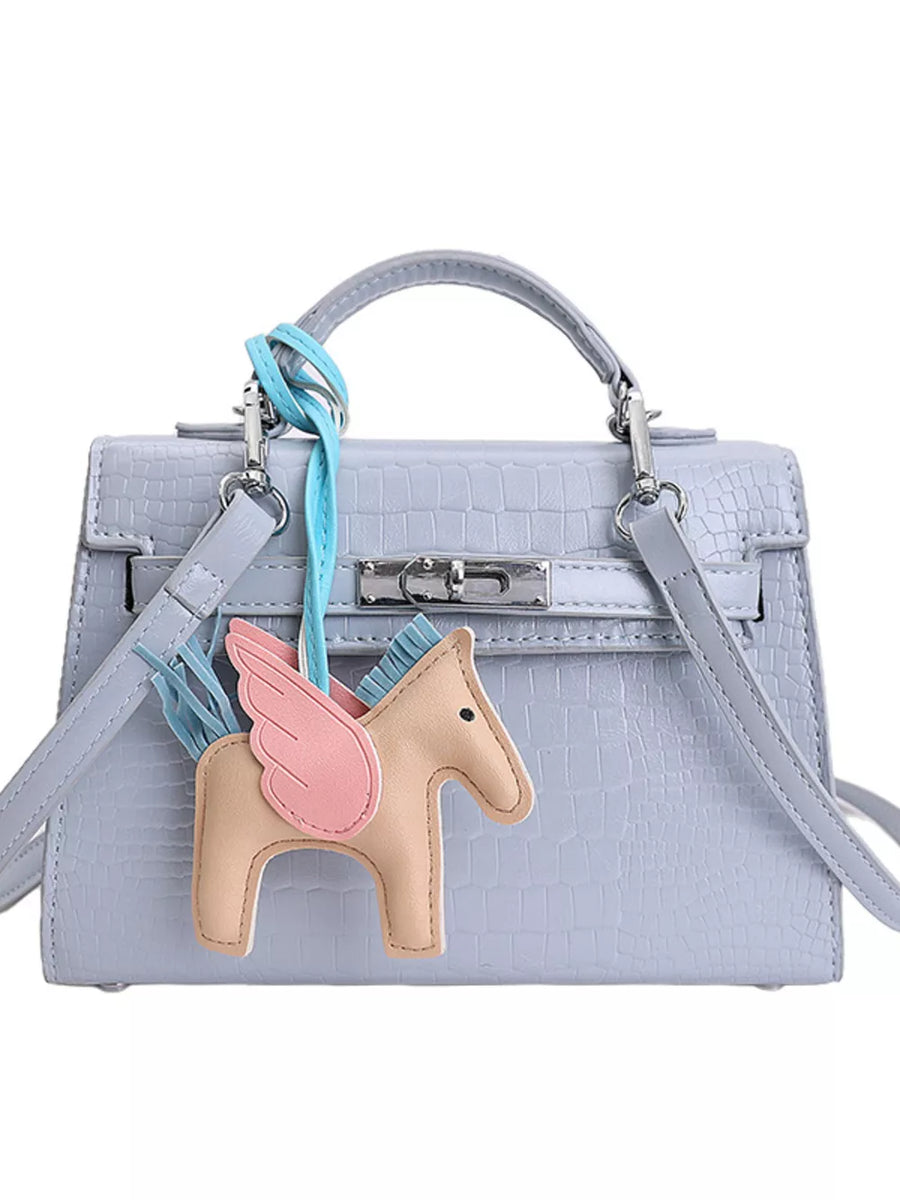 Crocodile Embossed Mini Crossbody Bag option 6