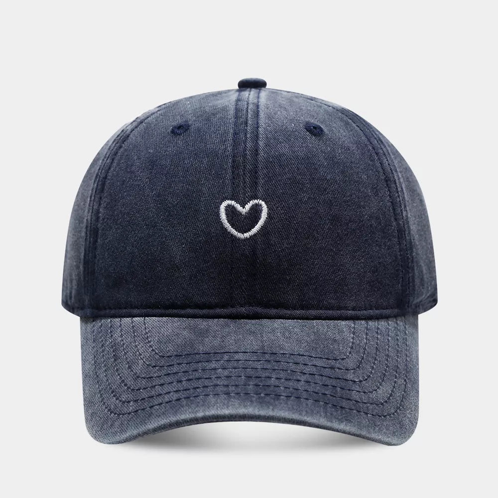 cotton Imported Size &amp cap in French Blue with structured silhouette
