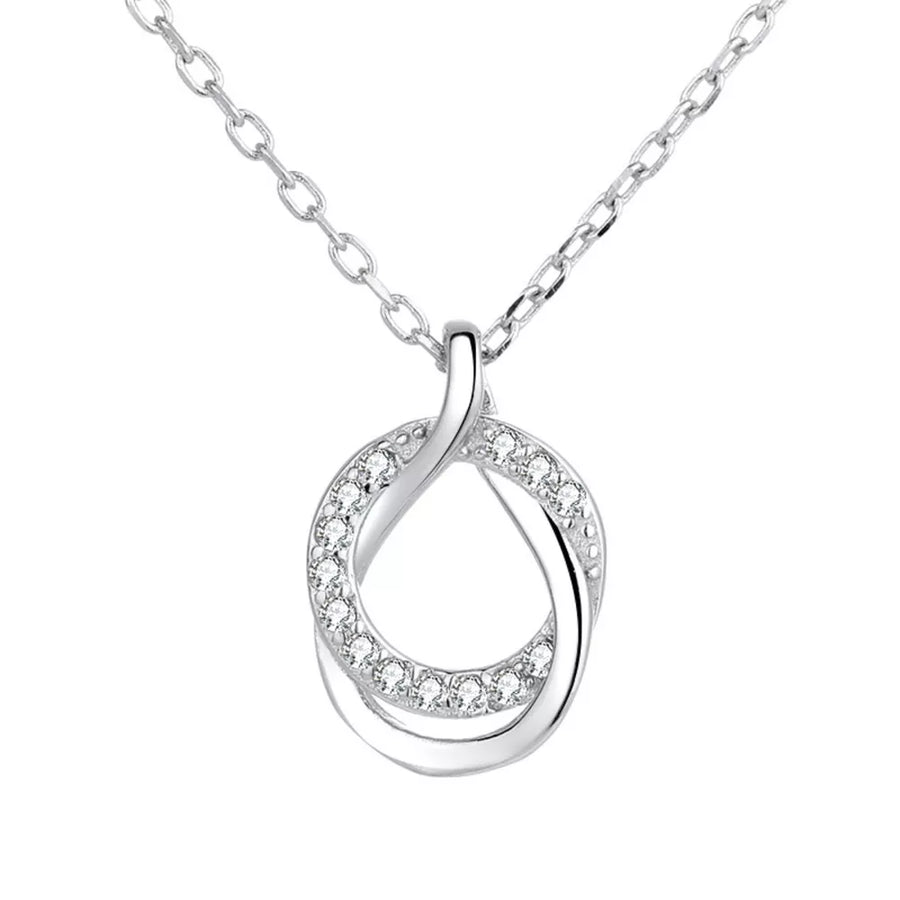 classic necklace in clear with not applicable