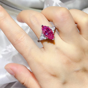 5 Carat Moissanite 925 Sterling Silver Ring option 3