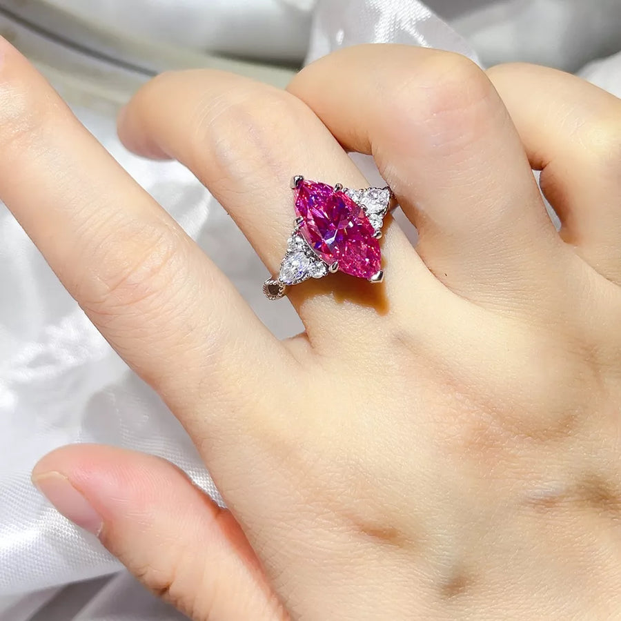 5 Carat Moissanite 925 Sterling Silver Ring option 3