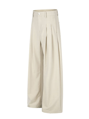95%polyester,5%spandex Care instructions: Machine wash cold wide-leg pants in Apricot with wide-leg silhouette