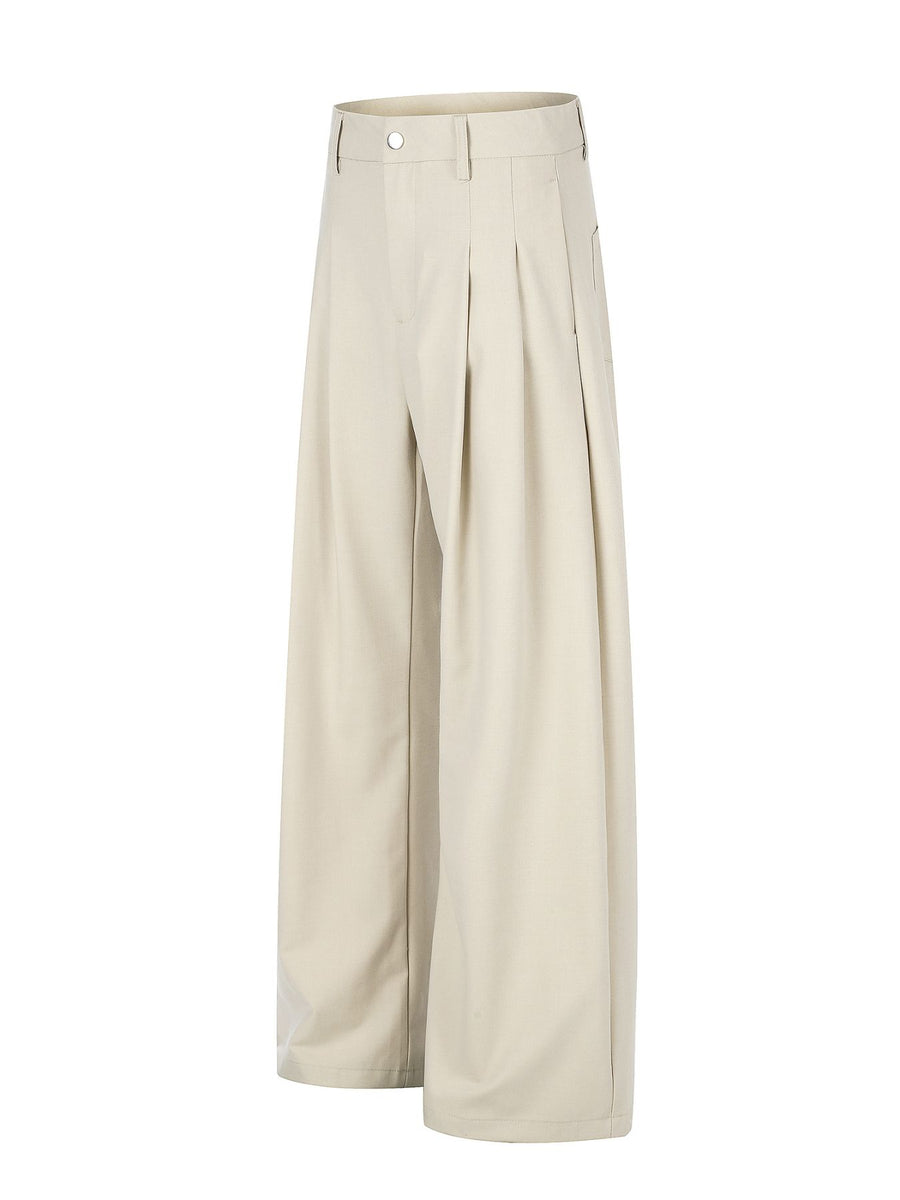 95%polyester,5%spandex Care instructions: Machine wash cold wide-leg pants in Apricot with wide-leg silhouette