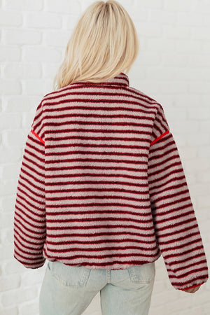 Shell:100% polyester+Lining: 100% polyester Care instructions: Machine wash cold sweatshirt in Strawberry with relaxed