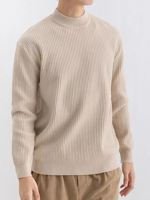 95%polyester,5%spandex Care instructions: Machine wash cold mock neck sweater in White with regular silhouette