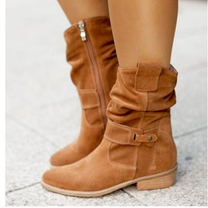 Suede,Rubber Imported Size &amp boots in Brown with regular silhouette