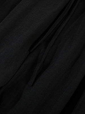 wide-leg pants in Black