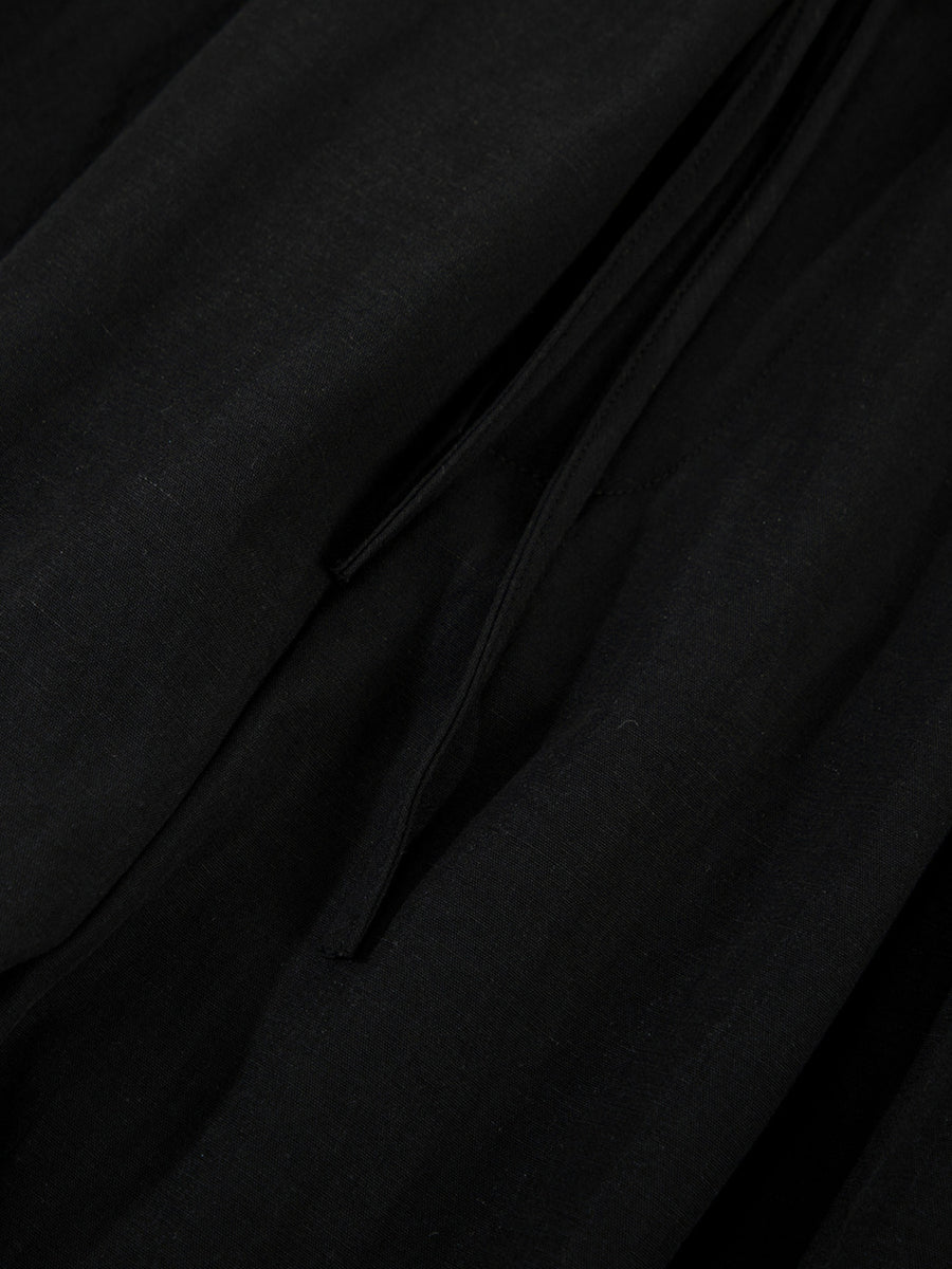 wide-leg pants in Black