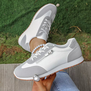 Round Toe Lace Up Sneakers option 7