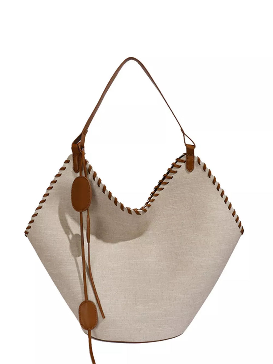 Casual Large Capacity Shoulder Bag in Brown, view 13
