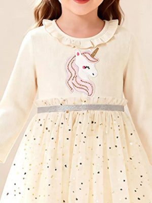 95%polyester, 5%spandex Care instructions: Machine wash cold A-line dress in gold with A-line silhouette