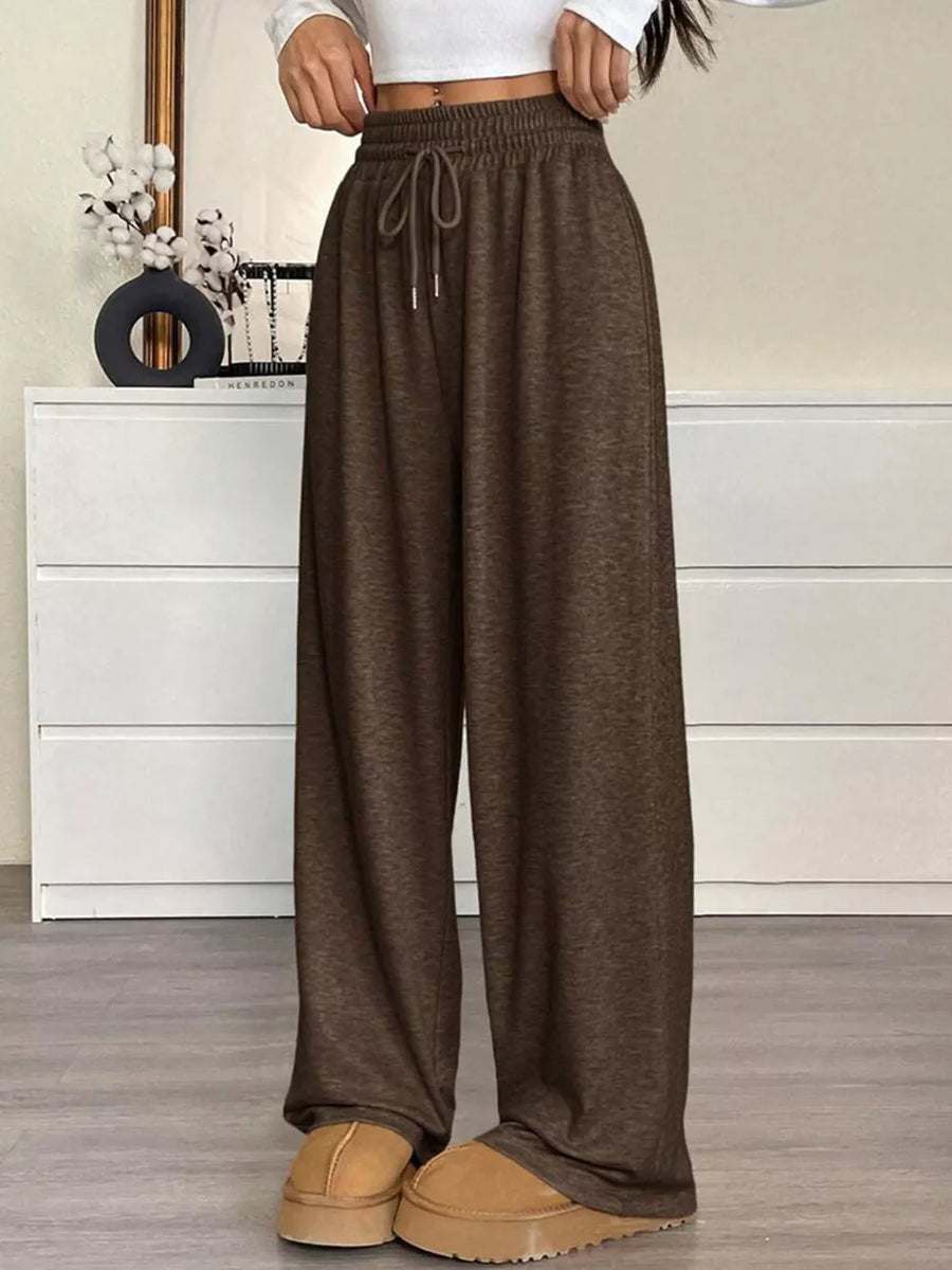 wide-leg pants in Dark Gray