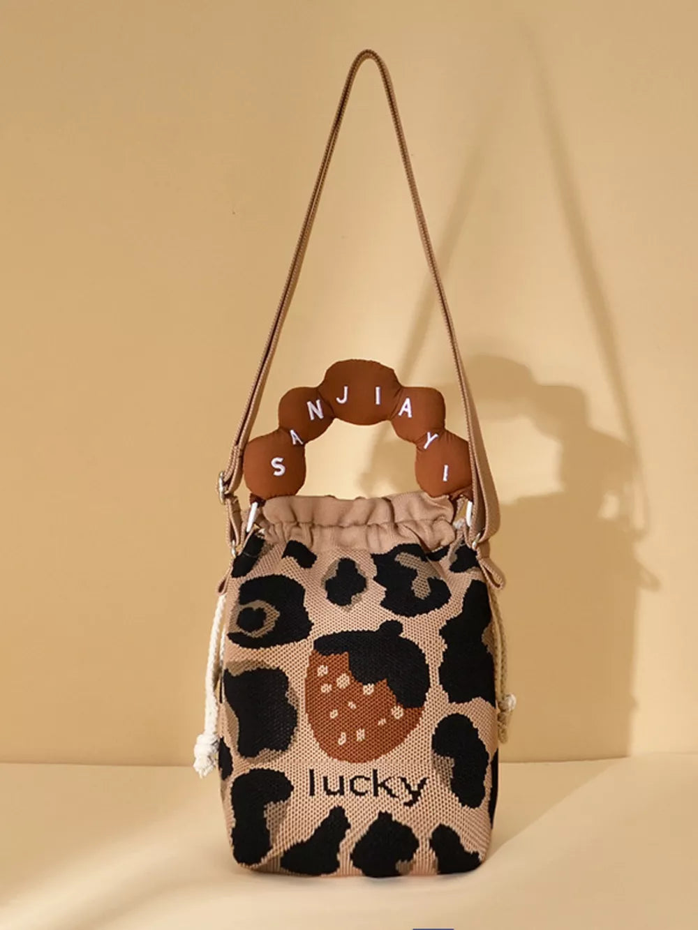 Style E Drawstring Bucket Crossbody Bag