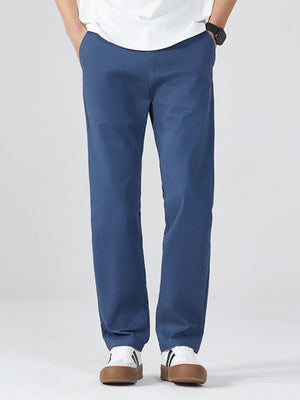 95%polyester,5%spandex Care instructions: Machine wash cold pants in Denim Blue with slim silhouette