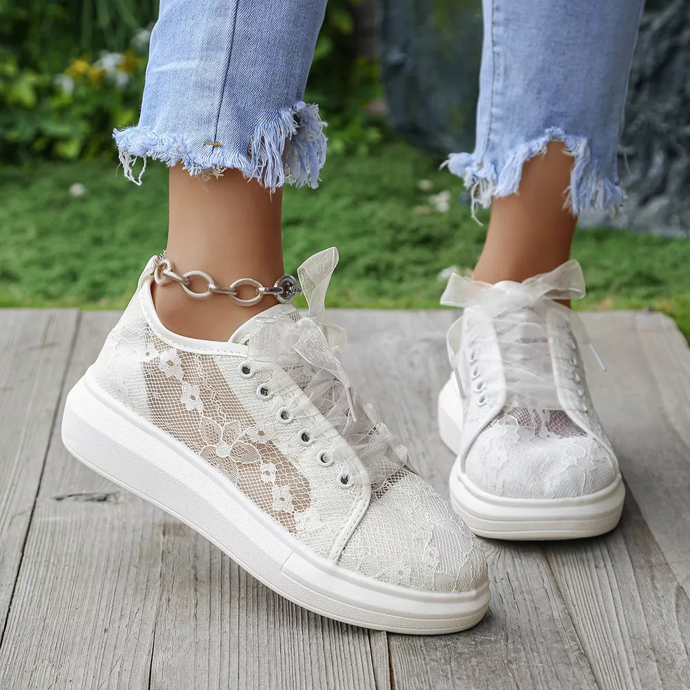 PU Leather, Rubber Imported Size &amp sneakers in white with regular silhouette