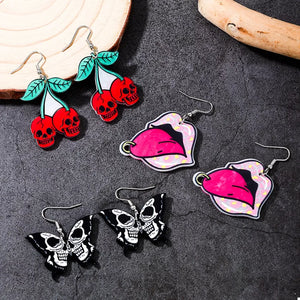 Alloy, Acrylic Care instructions: 1 ACCESSORIES in pink with dangle silhouette