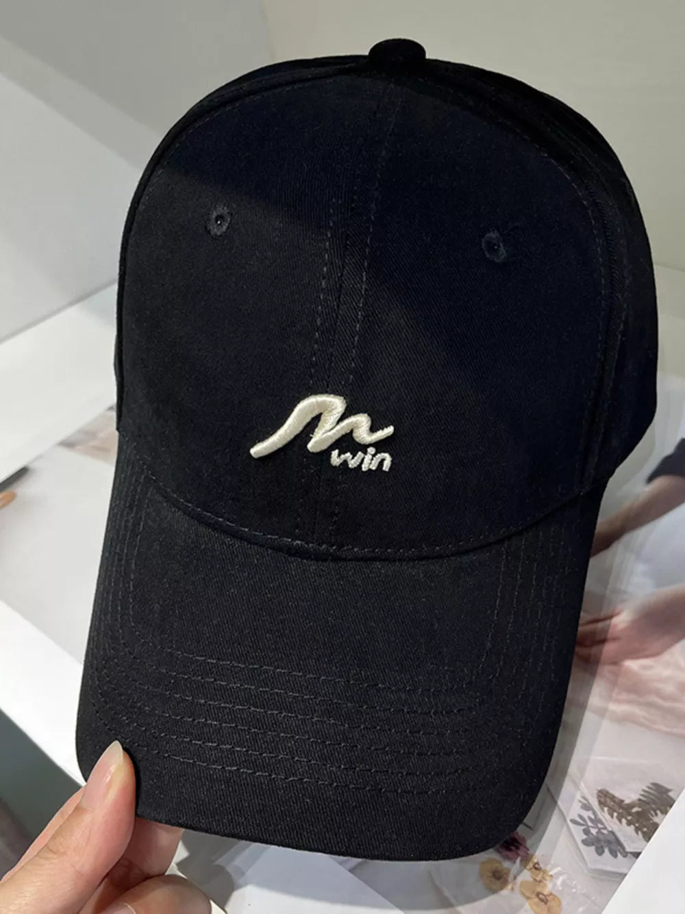 Pink Embroidered Causal Baseball Cap