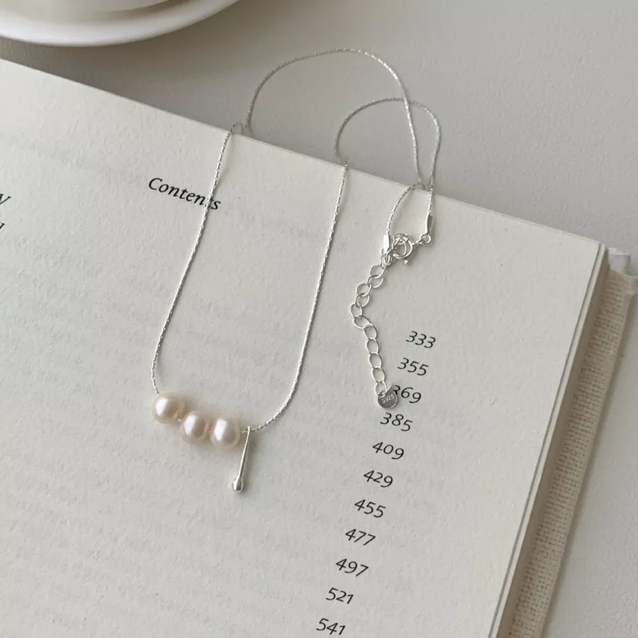 Freshwater Pearl,925 sterling silver Care instructions: Avoid wearing during exe ACCESSORIES in cream with delicate