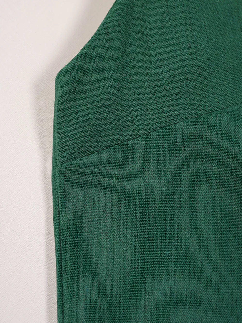 Khaki Color midi dress with not lined and sleeveless