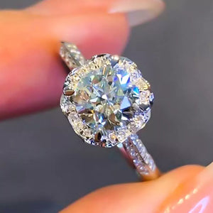 silver ring with none and none